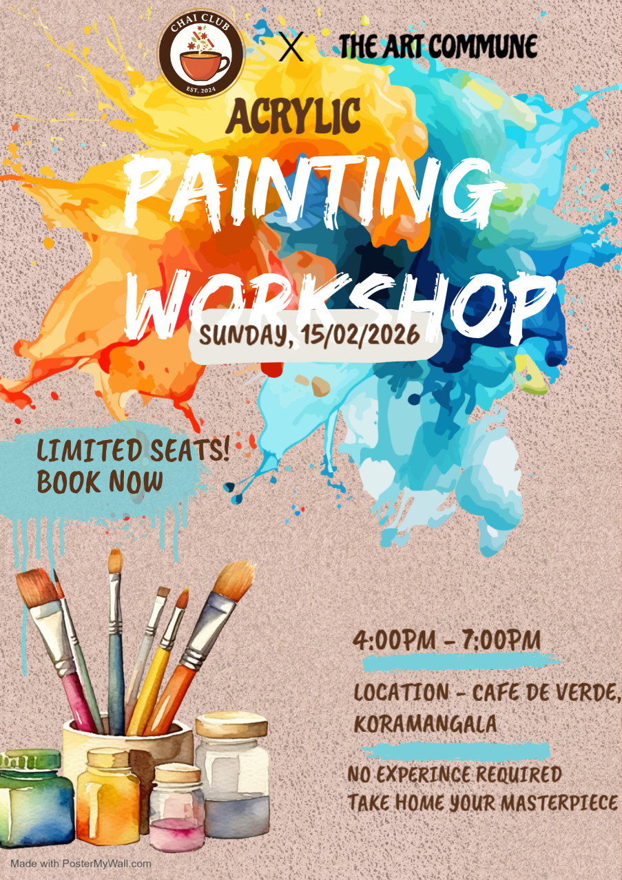 Art Workshop by Chai Club Bengaluru X The Art Commune