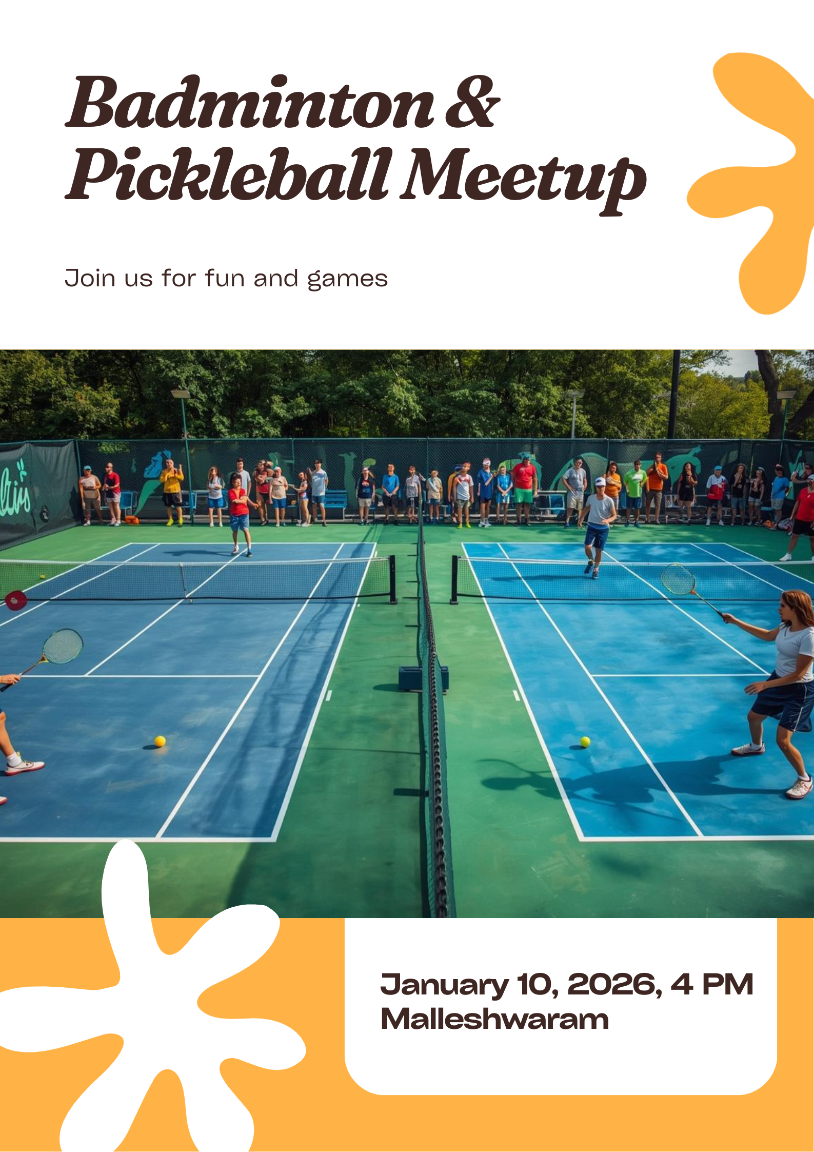Badmiton and Pickleball Meet Up