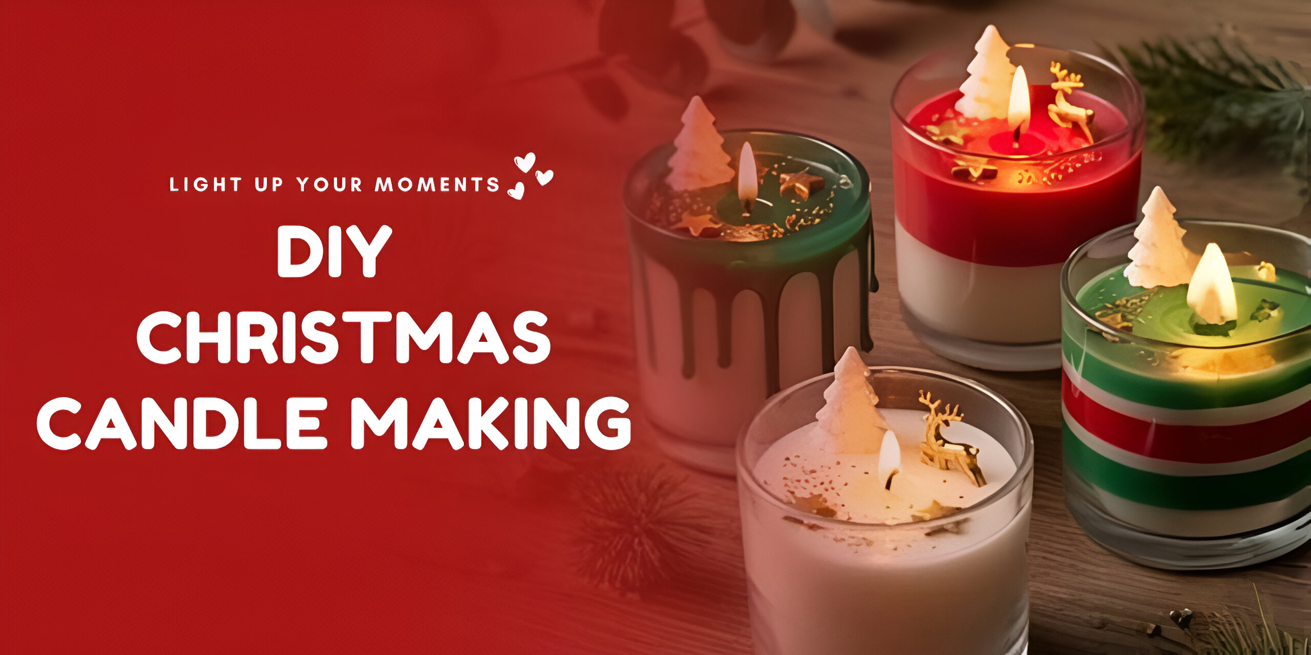DIY Christmas Candle