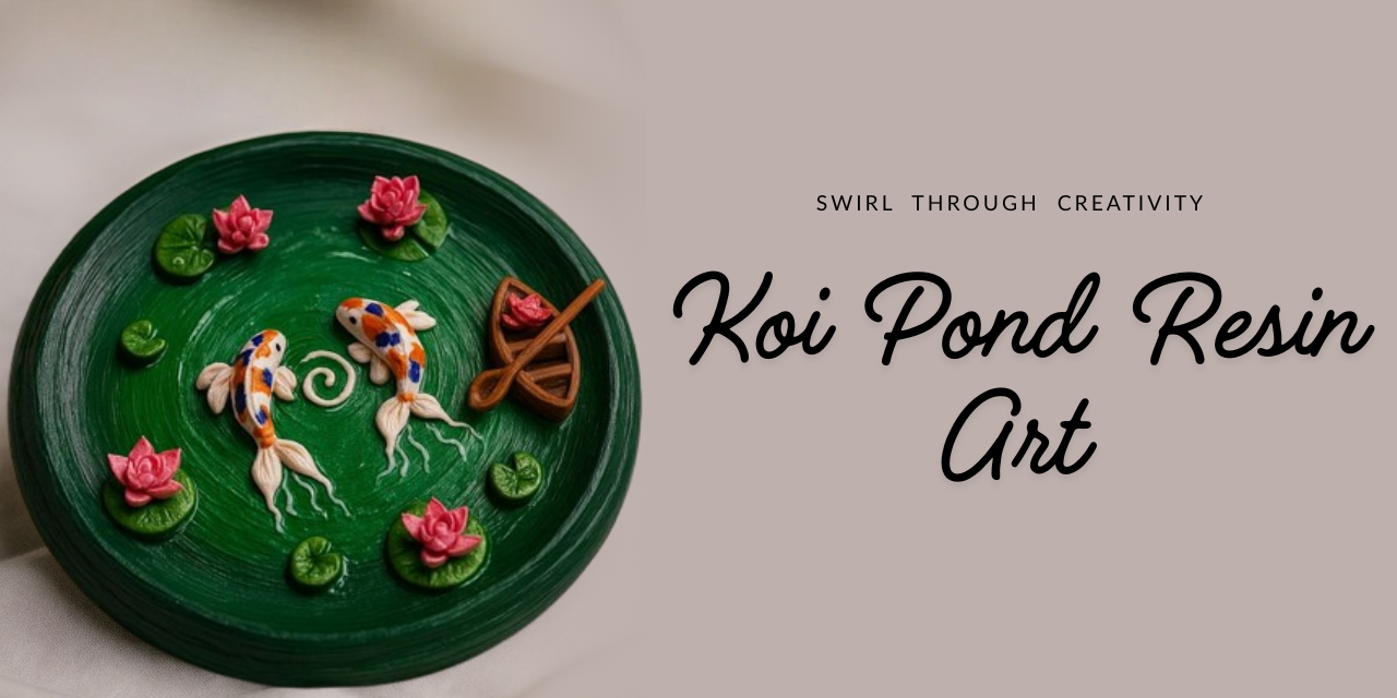 Koi Pond Resin Art 